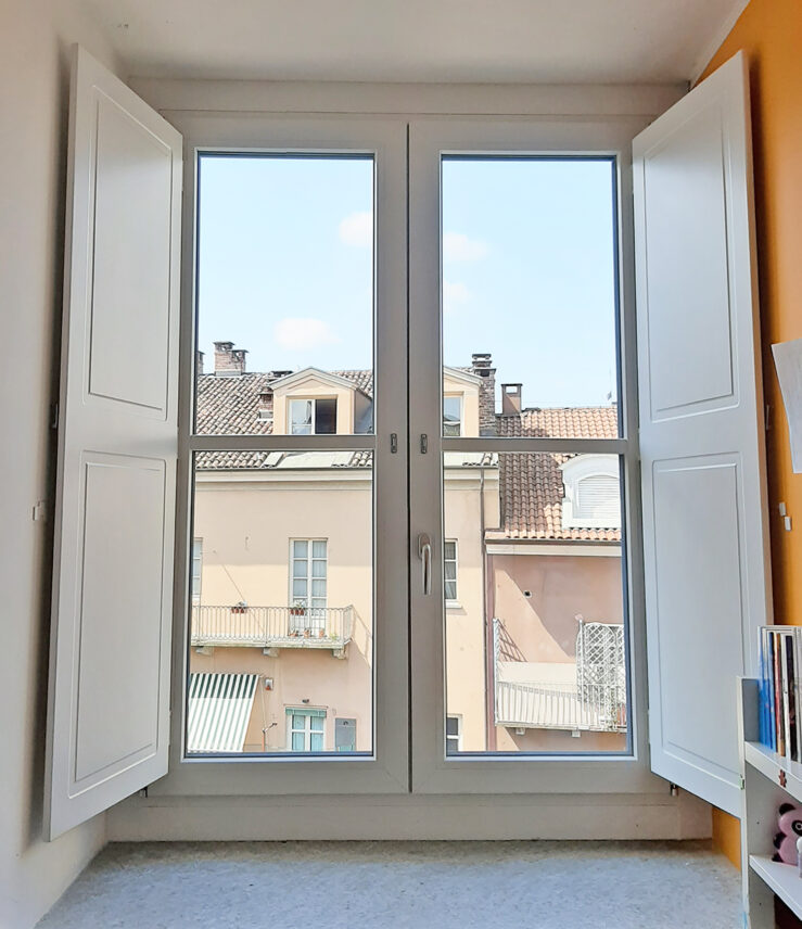 finestra pvc a Torino bianca
